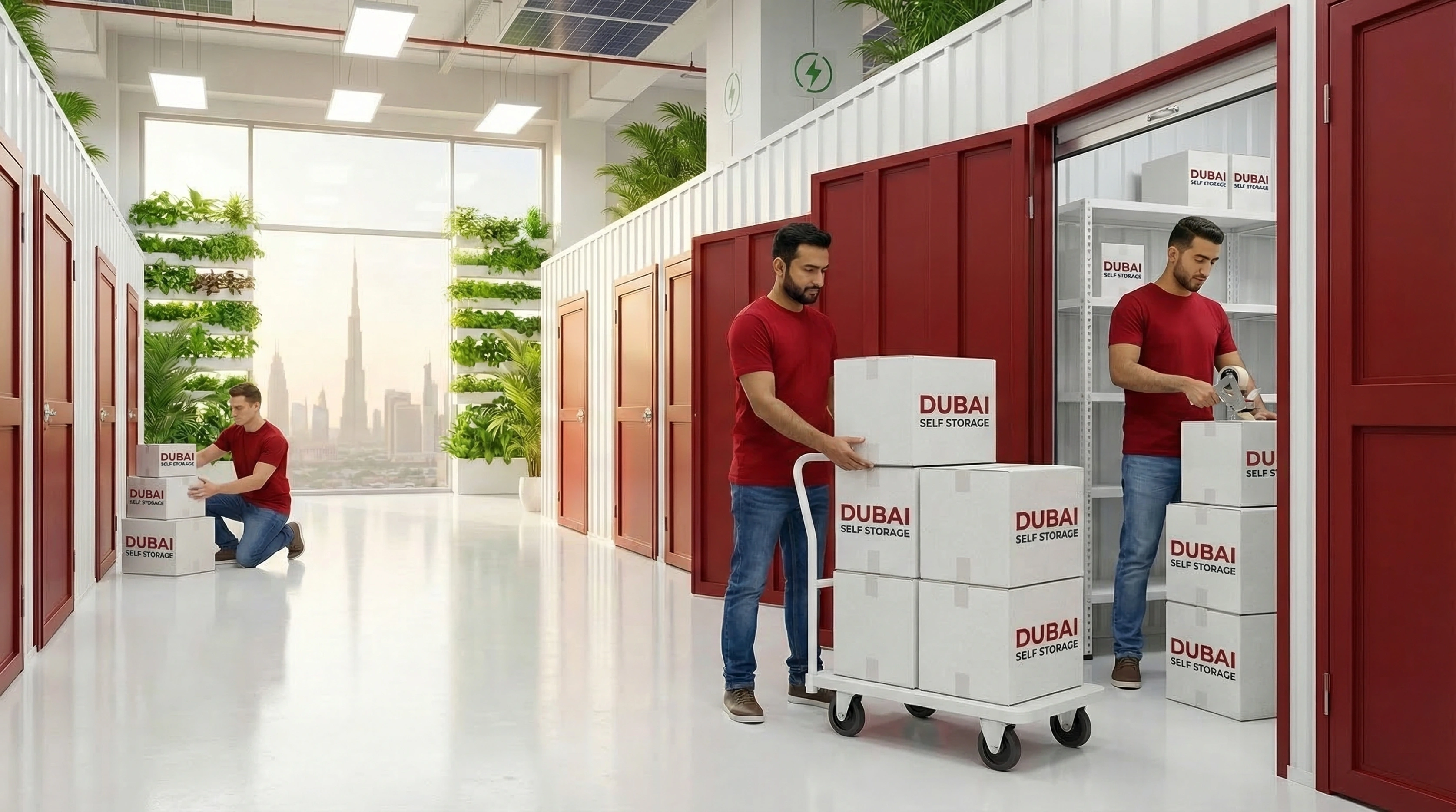 Eco friendly furniture storage in Dubai