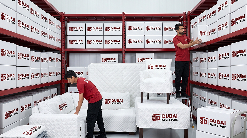 Climate controlled storage facility in Dubai