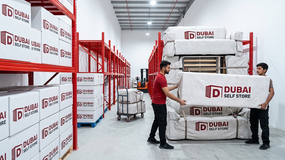 Dubai Self Store facility used for furniture Storage Dubai